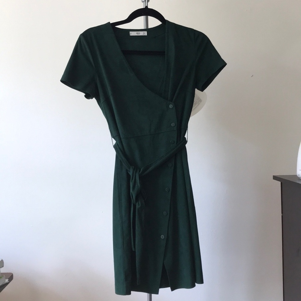 Mango Short-Sleeve Wrap Dress (TWICE WORN)